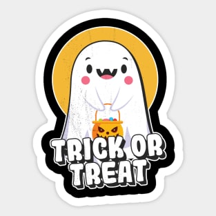 Trick or treat Sticker